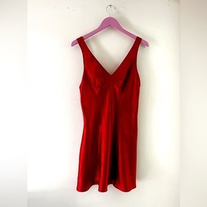 Vintage satin slip dress